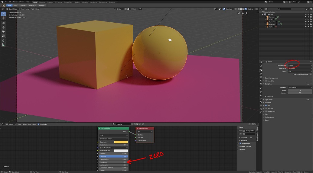 Blender Basic Renders Basic render problem in Blender 2.8 - Basics & Interface - Blender ...