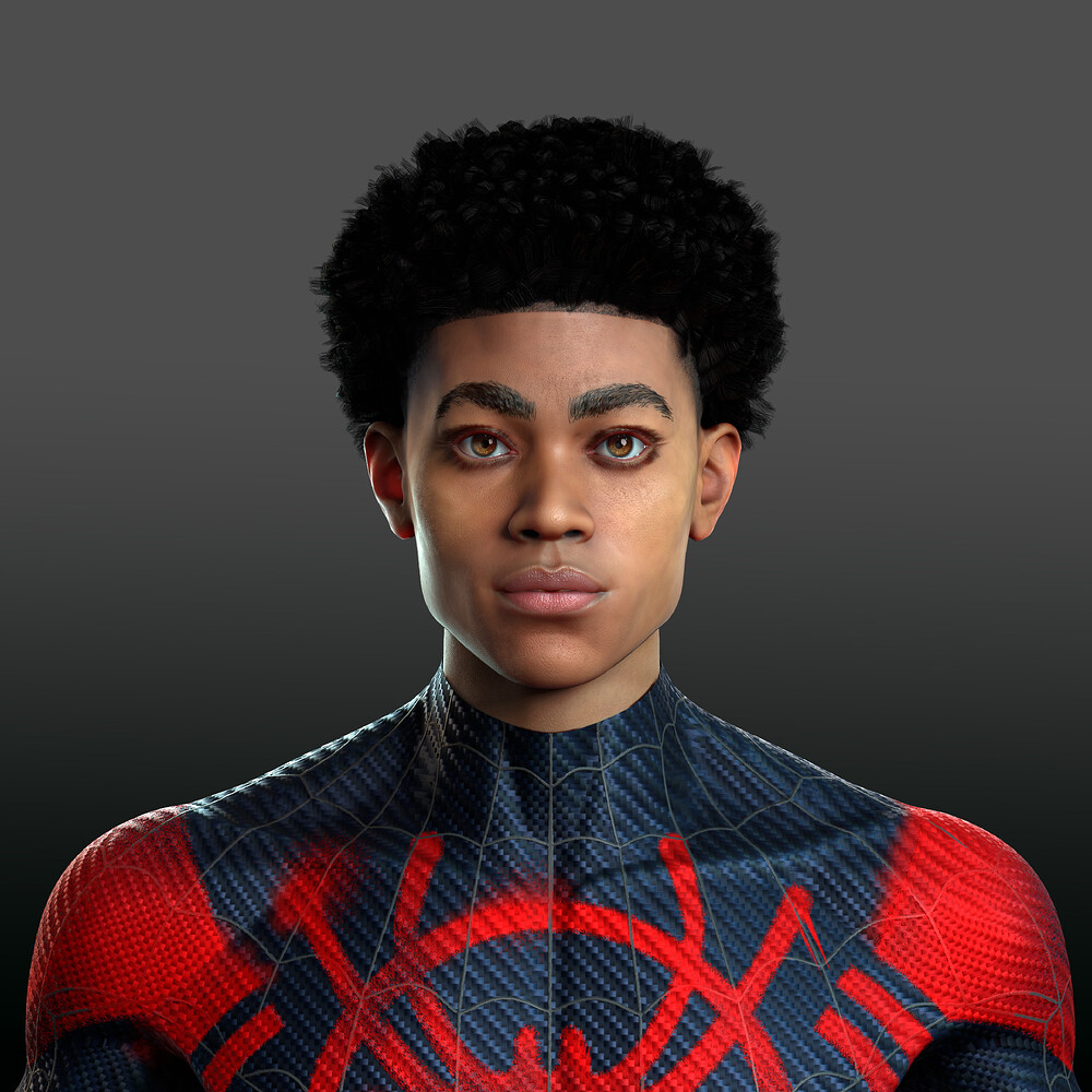 Miles Morales - Finished Projects - Blender Artists Community