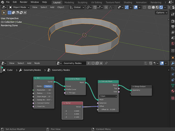 Extrudecurve