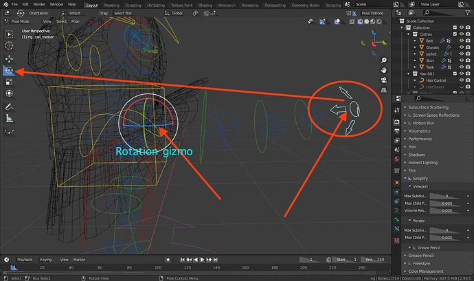 How do I pose this tail with a rigify rig? - Animation and Rigging ...