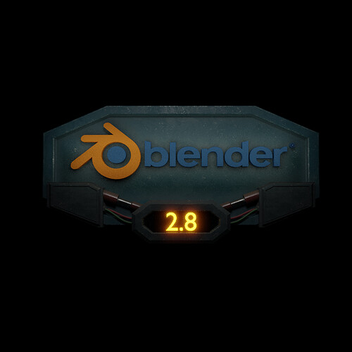 Blender 2.8 logo Beginners Guide To 3D Modeling A Sci-fi Scene