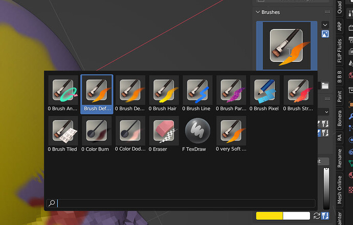 Paint Brushes missing from version 3.5 beta - Materials and Textures ...