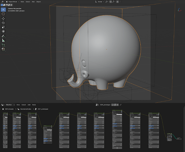 Mastodon elephant WIP 01
