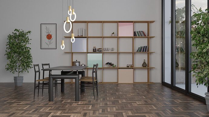 archviz test w roof 500 samples w denoise