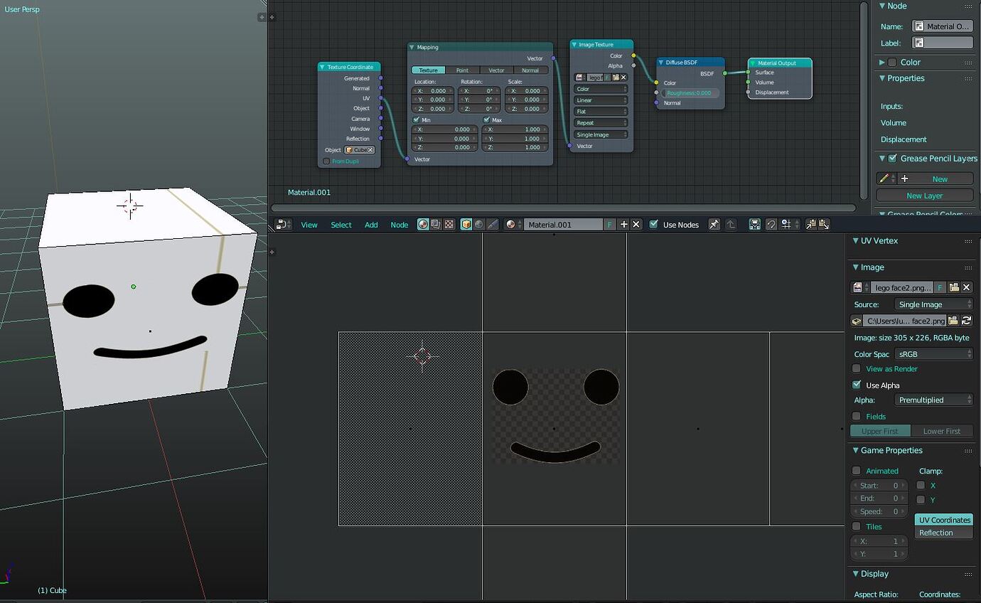 Using PNG image textures in cycles - Basics & Interface - Blender ...