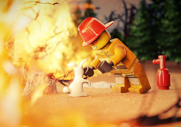 Lego Firefighting