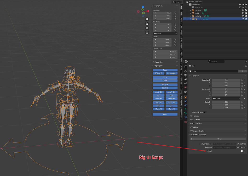 Rigify Rig Front Rigify rigs as Assets (what about the UI script?) - Animation and ...