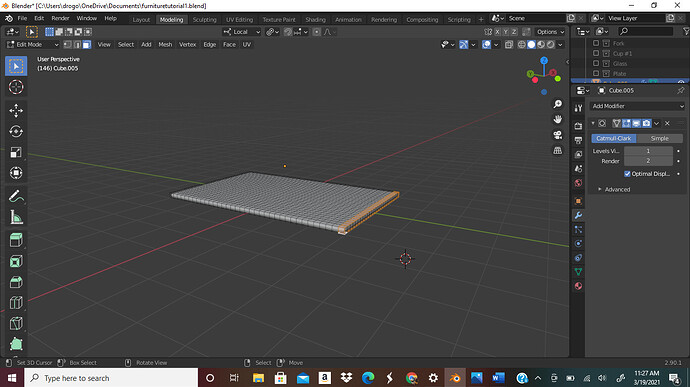Selecting a loop of multiple faces in Blender 2.9 - Basics & Interface ...