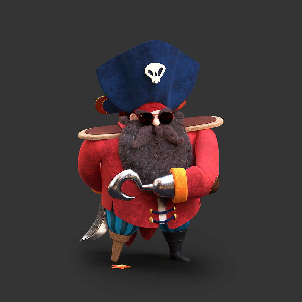 Pirate of the 21st century - Finished Projects - Blender Artists Community