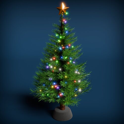 Christmas Tree-Geometry Nodes