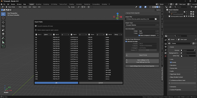 dialog on import2
