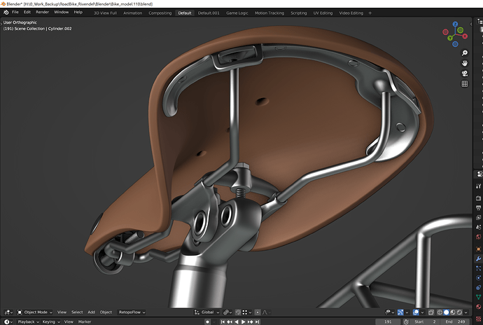 RoadBike_Saddle_blender