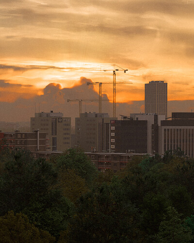 City Sunrise 3D Render Jan Meuk