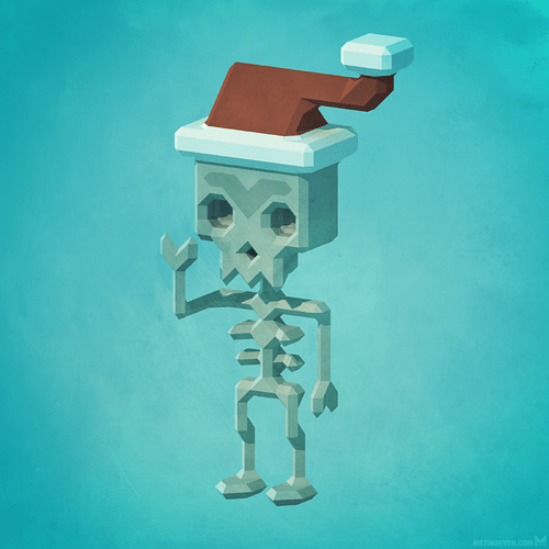 metin-seven_low-polygon-faceted-3d-artwork_character-designer_santa-climate