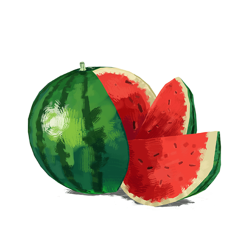 23.02.04 Painted Watermelon