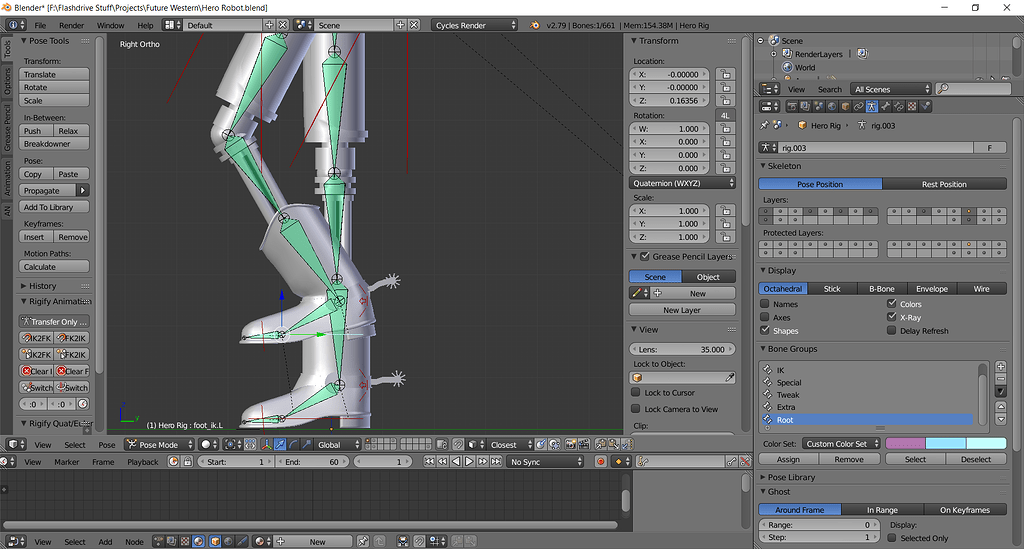 IK Leg not Bending as Intended - Animation and Rigging - Blender ...