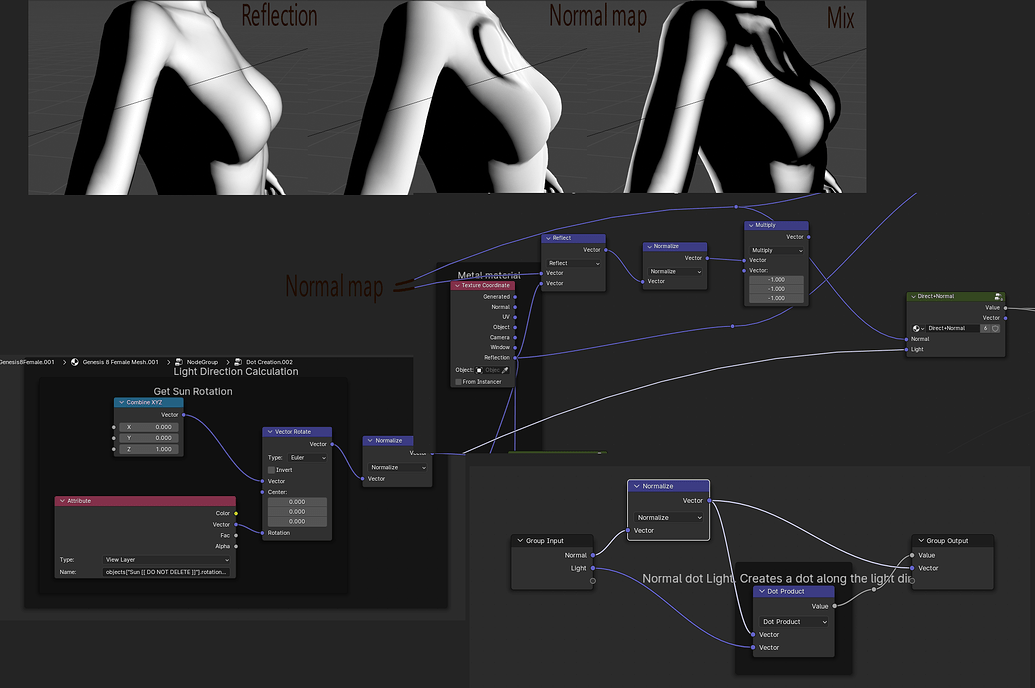 How to combine normal maps and reflections? - Materials and Textures ...