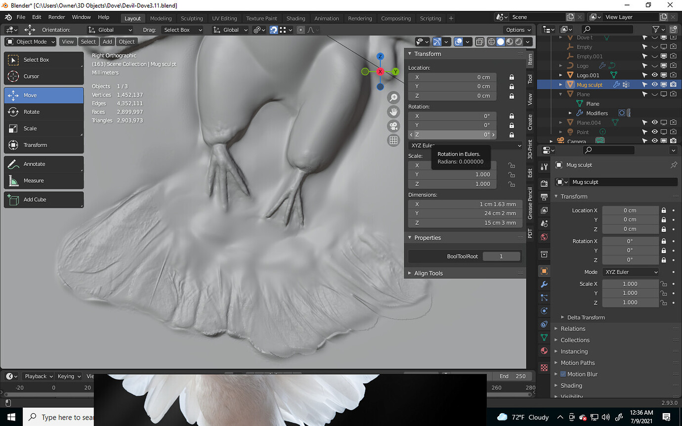 Flattening a surface in Sculpt - Modeling - Blender Artists Community