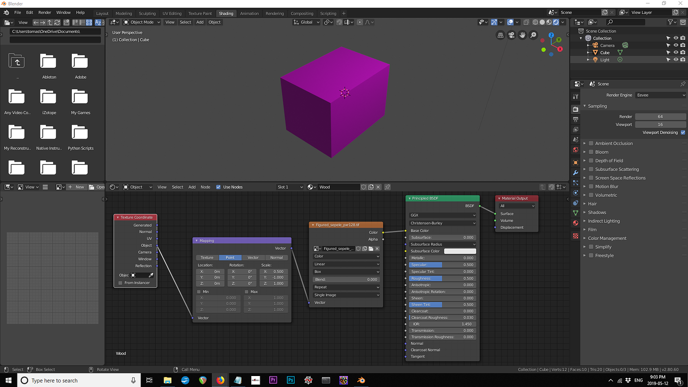 Texture Coordinate + Mapping Nodes Not Working in 2.8 Eevee - Technical ...