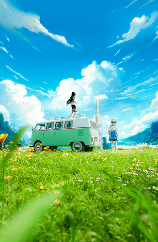 tram car by Yuinukey
