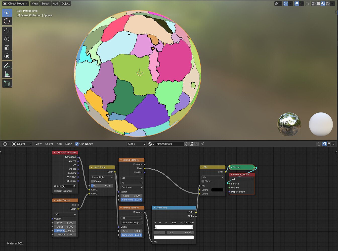 How to make a world map texture in Blender - Materials and Textures ...