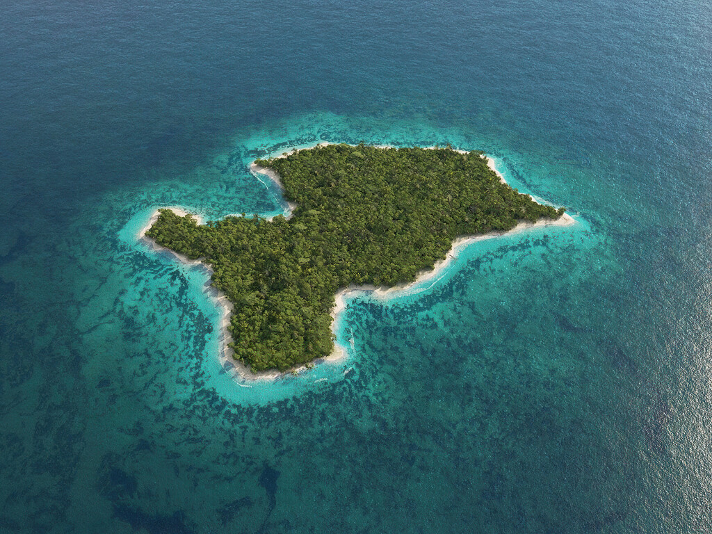 Small Tropical Island - Finished Projects - Blender Artists Community