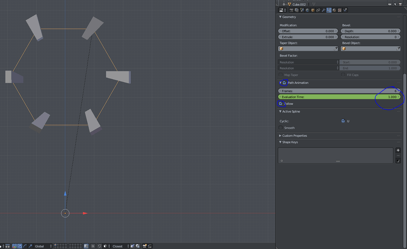 Object follow the path - Modeling - Blender Artists Community