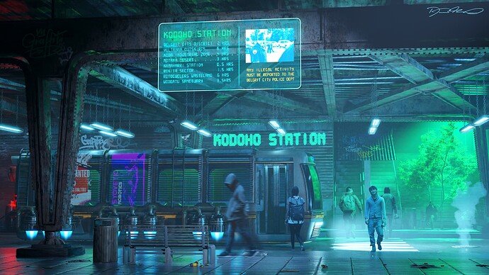 rendered image - kodoho station EDITED
