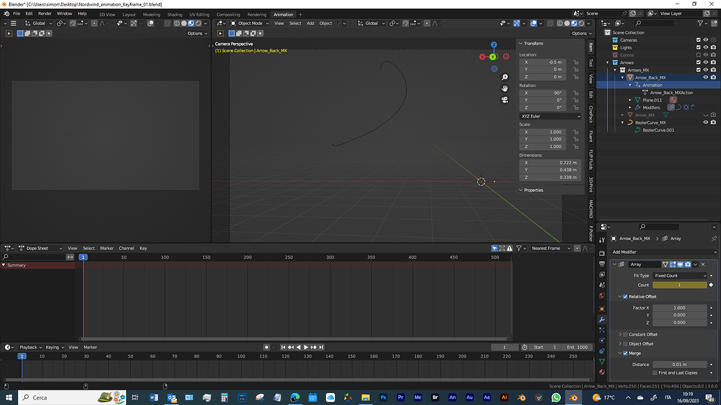 Use array modifier to keyframe - Animation and Rigging - Blender ...