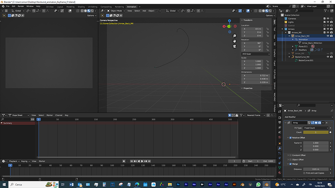 Use array modifier to keyframe - Animation and Rigging - Blender ...