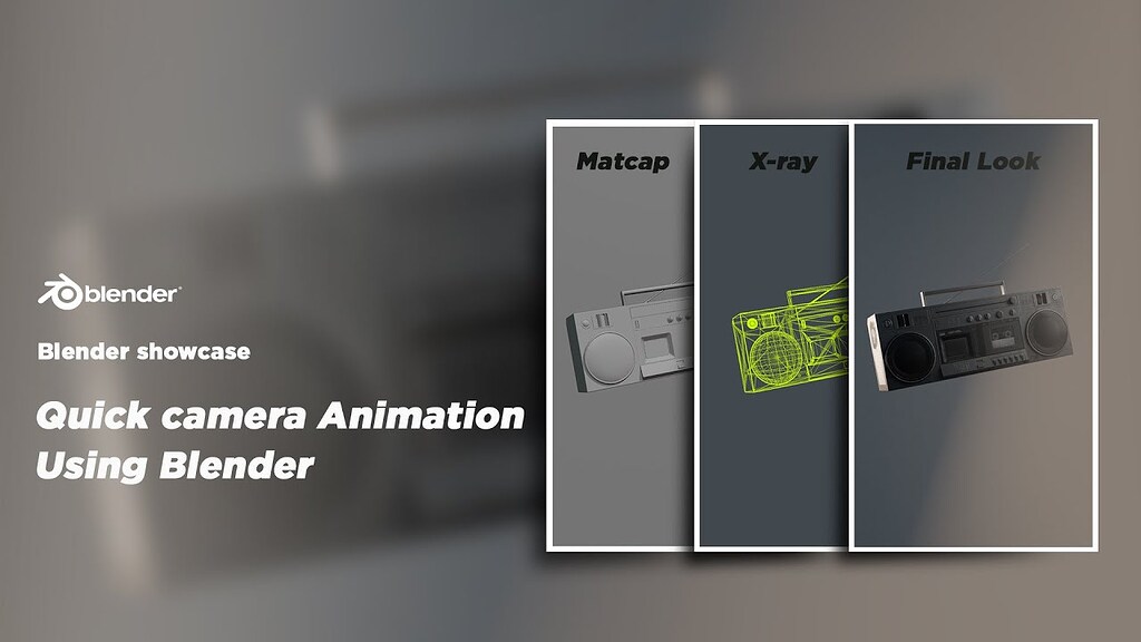 Quick Camera Animation | Blender Cycles Breakdown - Animations ...
