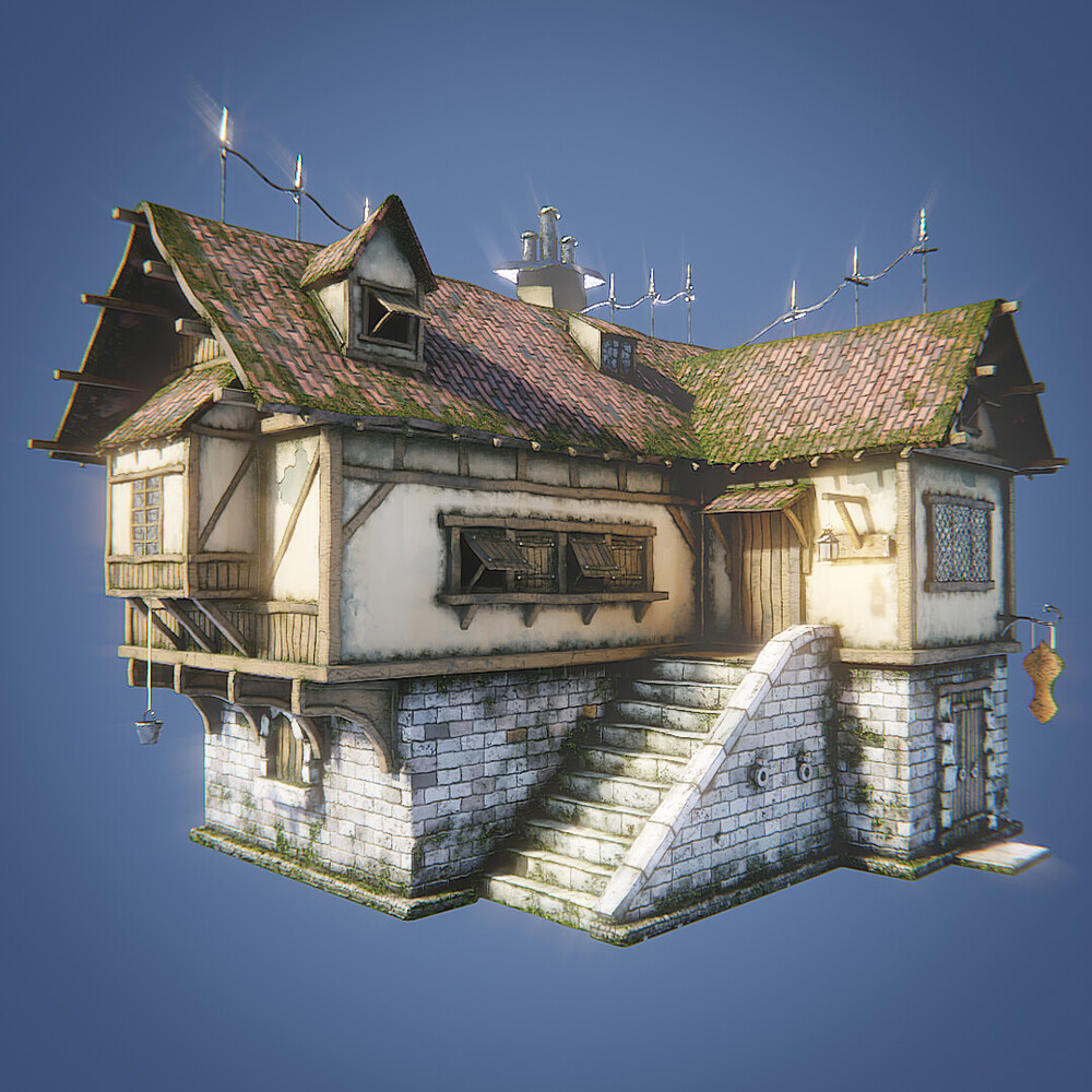 Medieval House - Finished Projects - Blender Artists Community