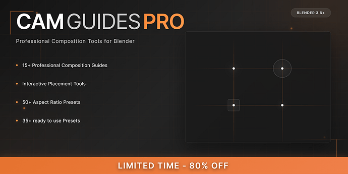 Cam Guides Pro - Composition Guides for Blender - Released Scripts and ...