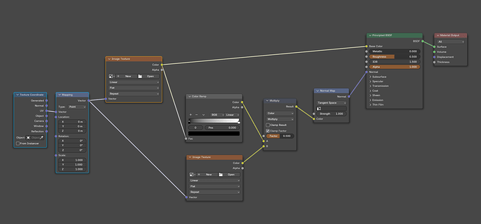 Is it possible to distort a diffuse map with a normal map? - Materials ...