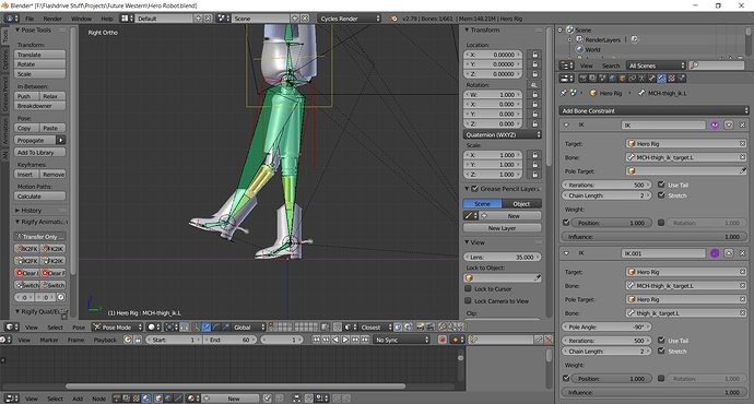 IK Leg not Bending as Intended - Animation and Rigging - Blender ...