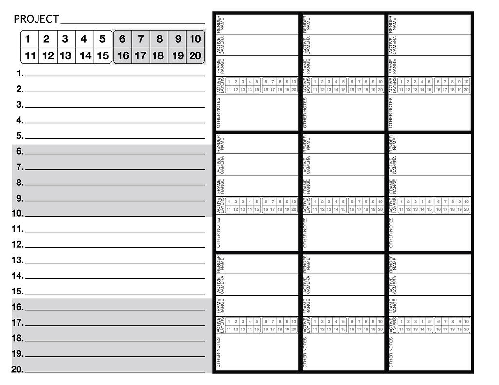 Wrangling Renders: Printable Layer Reference - Tutorials, Tips and ...