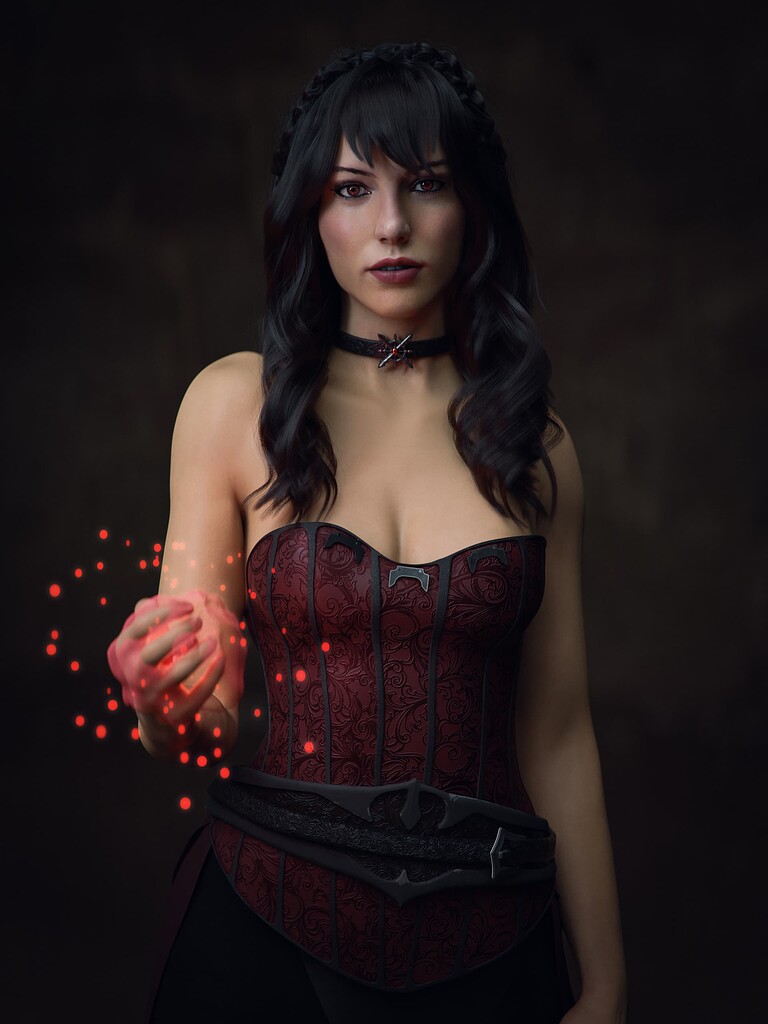 Yennefer of Vengerberg - Finished Projects - Blender Artists Community