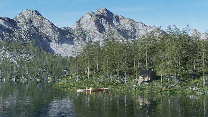 mountain lake-19a