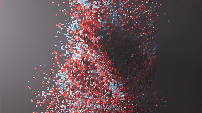 Particle flow - Finished Projects - Blender Artists Community