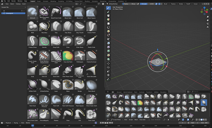 Sculpt brushes settings save - Basics & Interface - Blender Artists ...