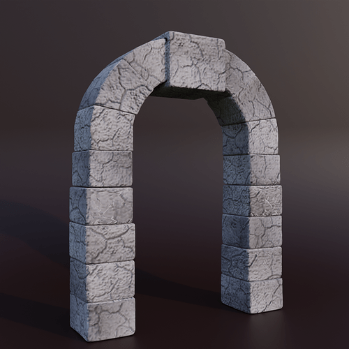 Stone Archway - 3D Asset - Finished Projects - Blender Artists Community