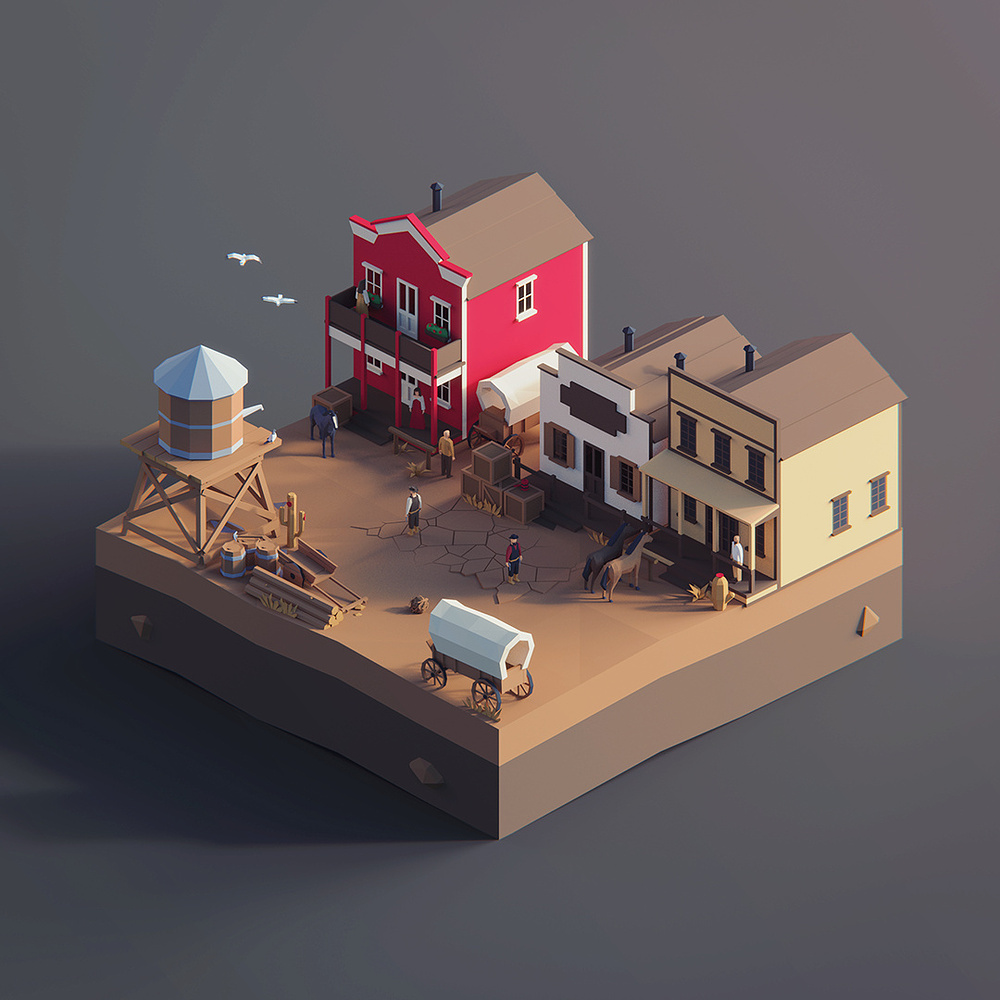 Low Poly Worlds - Finished Projects - Blender Artists Community