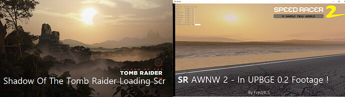 Comparisons SR AWNW 2 vs Shadow of The Tomb Raider