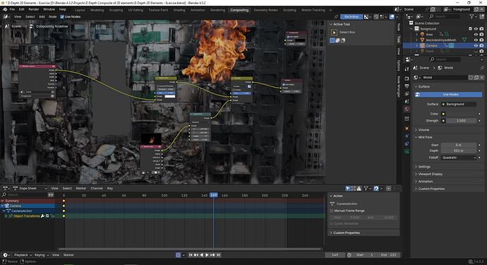 Problem With Compositing 2D Elements In Z Depth - Compositing and Post ...