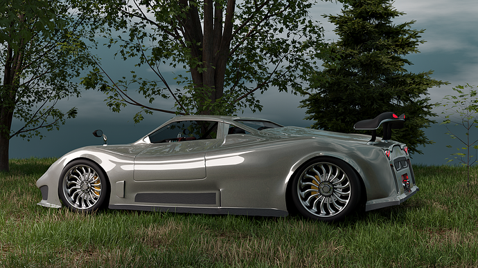 Pagani Concept Under the Trees