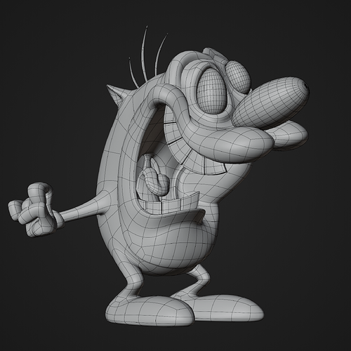 Stimpy Computer Frame Stimpy Render - Finished Projects - Blender Artists Community