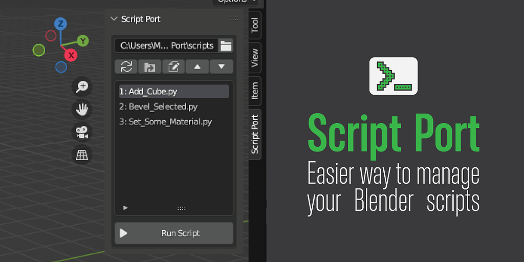 Easier Way To Manage Blender Scripts - Script Port - Released Scripts ...