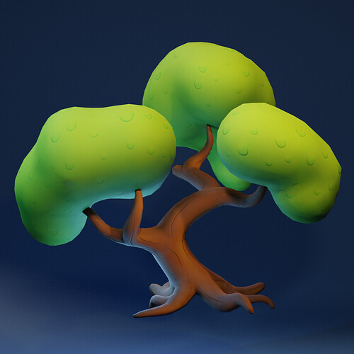 Stylized tree - Finished Projects - Blender Artists Community