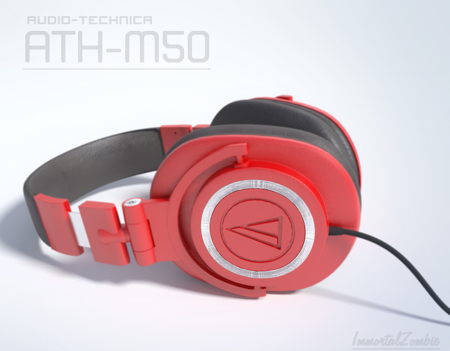 Ath best sale m50 red