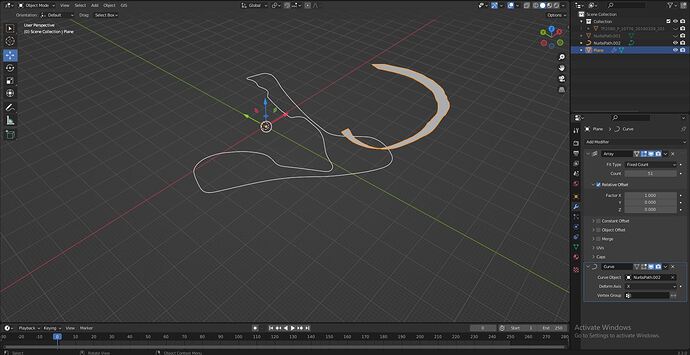 blender curve issue